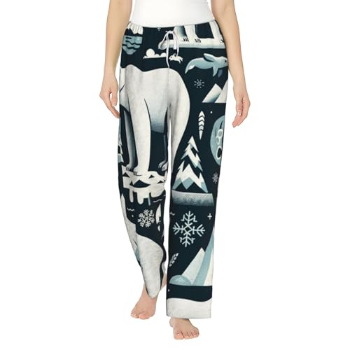 Pantalon de pyjama en polaire femme doux pour rester au chaud sans transpirer