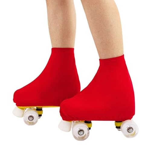 YUNCHONGuk Skates Cover für Rollschuhe und Schlittschuhe,Elastischer Überzug für Schlittschuhe,Skateschuhüberzüge Abdeckhauben,Skate Boot Cover für Eiskunstlauf, Eislauf, Rollschuhe (Rot, L) YUNCHONGuk Skates Cover für Rollschuhe und Schlittschuhe,Elastischer Überzug für Schlittschuhe,Skateschuhüberzüge Abdeckhauben,Skate Boot Cover für Eiskunstlauf, Eislauf, Rollschuhe (Rot, L)