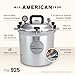 All American 1930: 25qt Pressure Cooker/Canner (The 925) - Exclusive Metal-to-Metal Sealing System - Easy to Open & Close - Suitable for Gas, Electric, or Flat Top Stoves - Made in the USA