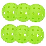 NAMOARLY 6 Pack Luminous Set Glow-in-The-Dark Outdoor Balls for Sports Training