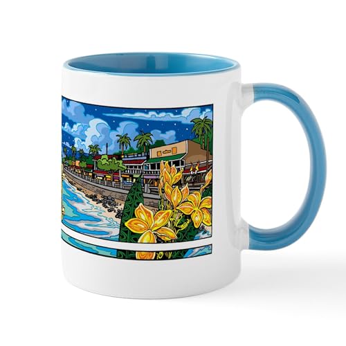 Taza de cerámica CafePress Lahaina Maui 11 oz miniatura 1