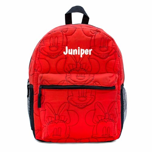 Personalized Licensed Quilted Character Backpack - 16 Inch (Quilted Minnie)2