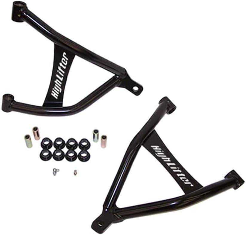 High Lifter Front Lower Control Arms Compatible with Honda Foreman, Rancher, Rubicon ATV | Compatible with 2014-2022 Models (Black)