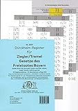  DürckheimRegister® ZIEGLER TREMEL Gesetze Freistaat Bayern 2021: 129 Registeretiketten (sog. Griffregister) für den ZIEGLER TREMEL, C.H. Beck Verlag ... . In jedem Fall auf der richtigen Seite®
