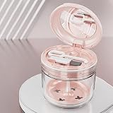 Amplias aplicaciones: Este estuche para dentaduras postizas es ideal no sólo para guardar o limpiar dentaduras postizas, sino también chupetes, cabezales de cepillos de dientes, joyas de alto acabado, aparatos de ortodoncia y otros aparatos de ortodoncia o de cuidado bucal.