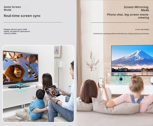 Adattatore Hdmi Wireless, Dispositivo Chromecast Per Tv, Adattatore Dongle 1080P, Streaming Wifi Film, Mostra Ricevitore Per I-Phone, I-Pad, Android, Tablet, Laptop, Finestra A Hdtv/Monitor/Proiettore - 4