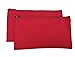 Zipper Bags Poly Cloth Value Package of 2 Bags (Red)
