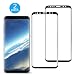 Produktbild Zibnwee Panzerglas für Samsung Galaxy S8 (2 Stück),3D Vollständigen Abdeckung,9H Härtegrad,Anti-Kratzen,Anti-Bläschen,Hülle Freundllich,Perfekt Schutzfolie für Galaxy S8