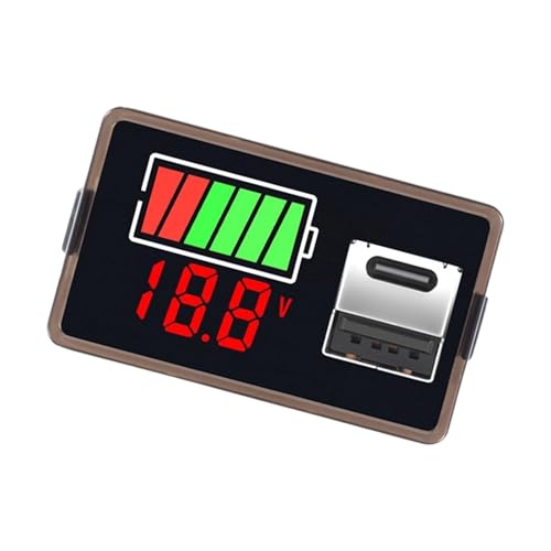 DC8V-30V USB C obe[dj^[ LEDfBXvCt h݌v ԃ}AvP[Vobe[j^[