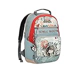 ✨Mochila escolar Anekke con cierre de cremallera y estampado multicolor. Bolsillos: 1 bolsillo pc, 2 delantero, int. 1 movil y 1 cremallera. Las asas son tipo: mochilla. Las medidas del producto son: 31/44/11cm.