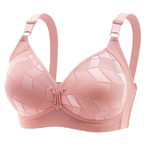 Soutien-gorge push-up anti-irritation sans armatures rose clair taille 50
