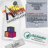 Printed Clothing Labels, Labels for Clothing, Tags for Handmade Crafts.