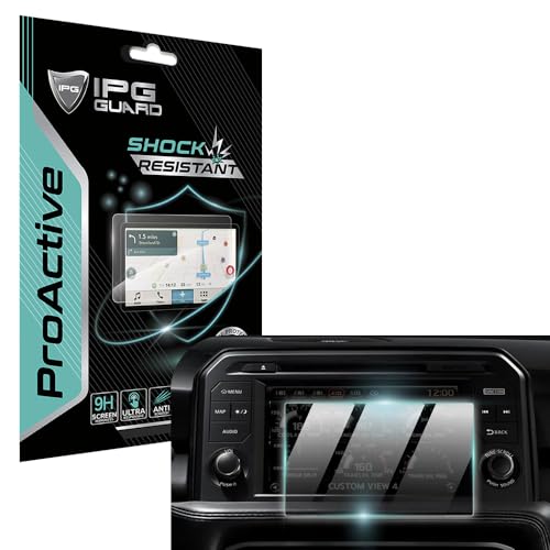 Protection écran Nissan GT-R verre 9H anti-chocs IPG ProActive 8 pouces