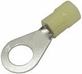 Terminales electricos con ojo AERZETIX: 10x Terminales electricos con Ojo Ojal M8 Ø8,4mm 2.5-6mm² Aislado C11734