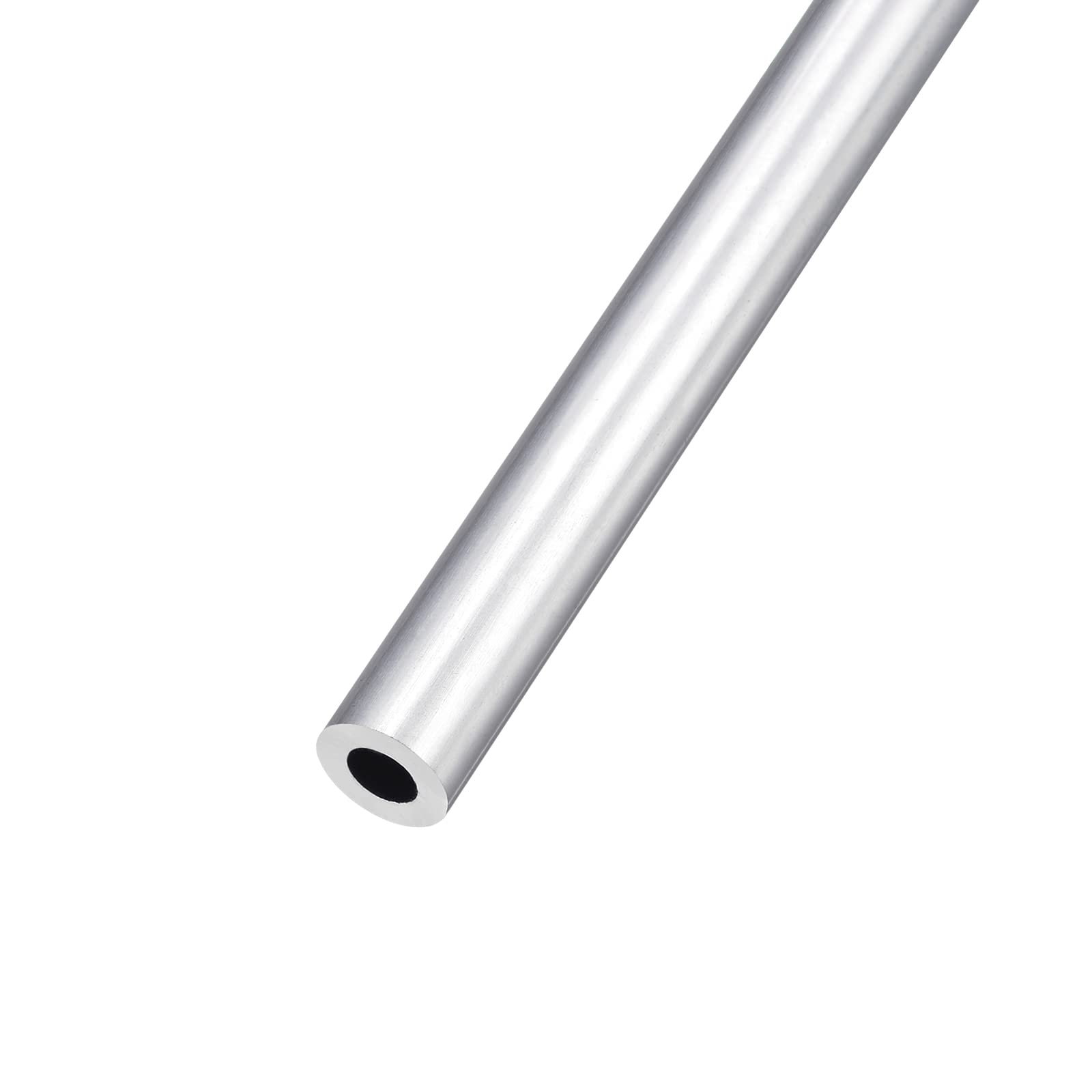 METALLIXITY 6063 Aluminum Tube (10mm OD x 6mm ID x 250mm L), Aluminum Round Tubing - for Home Furnishing, Machinery, DIY Handicraft