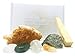 THE POWER OF PLENTY Healing Crystals For Abundance / 7 Piece Crystal Set Includes Citrine Cluster, Clear Quartz Point, Guidance, Palo Santo For Manifesting, Meditation, Spirituality, Reiki, Rituals