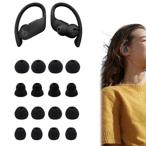 16PCS Ear Tips Compatible with Powerbeats Pro for Beats Soft and Flexible Ear Tips Compatible with Powerbeats Pro Silicone Noise Reduce Replacement Ear Tips Compatible with Beats Fit Pro (Black) 16PCS Ear Tips Compatible with Powerbeats Pro for Beats Soft and Flexible Ear Tips Compatible with Powerbeats Pro Silicone Noise Reduce Replacement Ear Tips Compatible with Beats Fit Pro (Black)