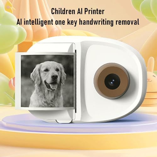 Image of Marhynchus AI Voice Sticker Printer 2.8 Inch Touchscreen Inkless Thermal Label Printer with AI Photo Recognition Voice Chat for Kids Learning Science Home Office