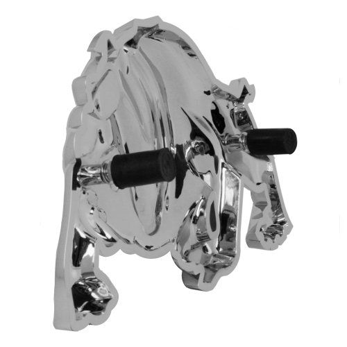 Image of GG Grand General 94261 Chrome Plastic 'Bull Dog' Mud Flap Cut-Out Accent