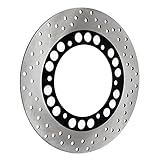 Disco freno motocicleta Disco freno motocicleta Rotor de disco de freno trasero de la motocicleta for y.A.M.A.H.A FZR1000 GENESIS 87-95 XJ900 XJ900F 83-03 TDM900 11-14 XV950 13-16 MT-01 MT01 05-12 acero