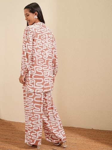Image of Vishudh Women's Co-ord Set | Trendy Matching Set for Casual & Chic Looks | Stylish Top & Bottom Co-ord for Women