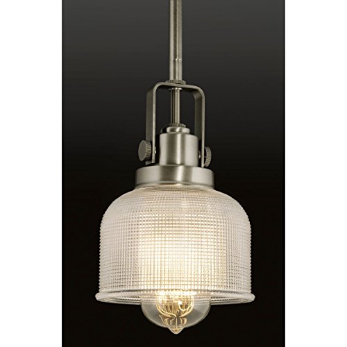 Archie Collection 4-Light Clear Double Prismatic Glass Coastal Bath Vanity Light Venetian Bronze #TOP1