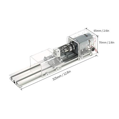 Ophir Mini Wood Lathe Milling Machine Diy Wood Working Cnc Mini Wood Lathe Tools 100W 24V #TOP1