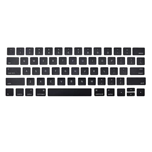 Image of CALANDIS New Replacement US Keyboard Key Caps Full Set for MacBook Pro 15 A1707 16 17 | Laptop Replacement Keyboards | Laptop Replacement Parts