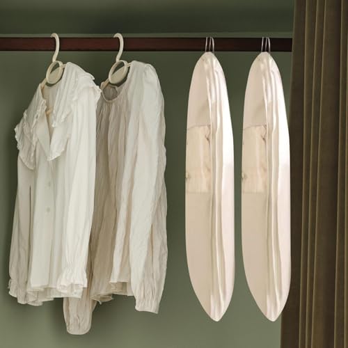 Garment Bag For Closet,Down Jacket Compression Storage Bag,Space-Saving Hangable Garment Covers,Clothing Organizer Bags With Self-Compression Zipper3