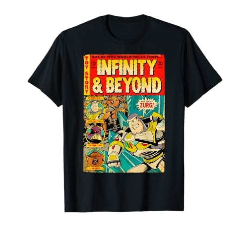 Disney Pixar Toy Story Buzz Lightyear Retro Comic Book T-Shirt