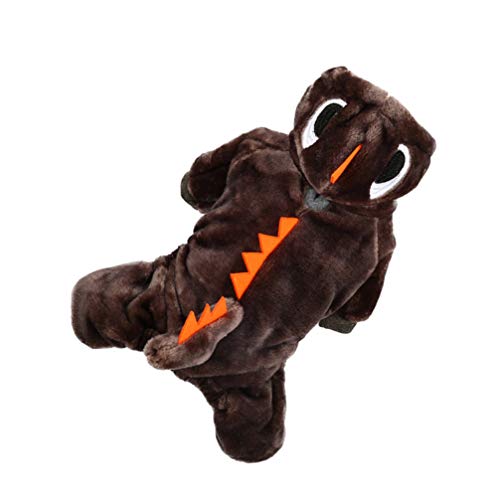 Popetpop Fantasia de Dinossauro Cinza Roupas Roupas de Inverno Jaqueta Inverno Roupas Roupas de Esti