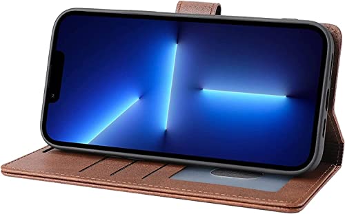 Étui iPhone 13 Pro Max portefeuille à rabat magnétique et antichoc