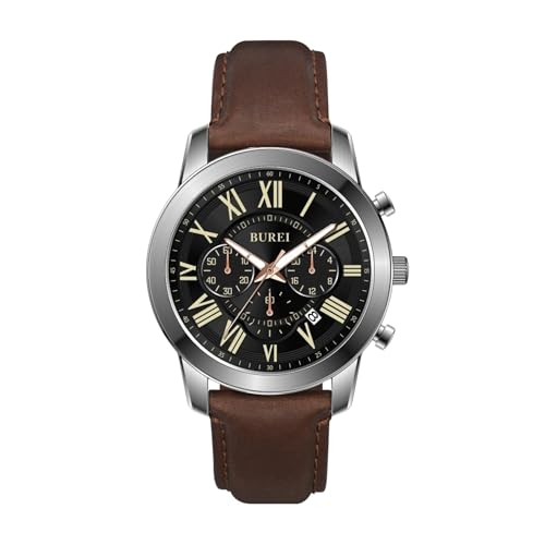 [BUREI] �r���v �����Y �A�i���O �N�I�[�c �h�� ���t �y�� �j���p �N���m�O���t ���₷�� ���Ŏ��v �l�C �V���v��������� �r�W�l�X �y�� ���[�}���� �u���E�����U�[�x���g �a�m ���̓� �M�t�g mens watch