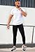 GINGTTO Vaqueros para Hombre Skinny Super Ajustado Jeans Vaqueros for Hombre Negro...