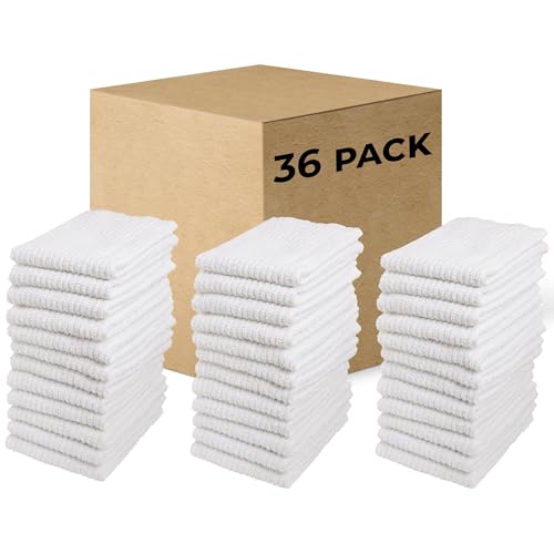 Living Fashions Bar Mop Dish Cloths (36-Pack)