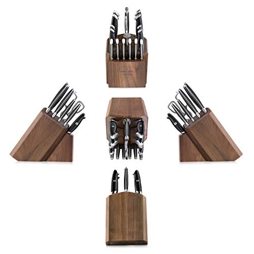 Cangshan Thomas Keller Signature Collection Swedish Powder Steel Forged, 17-Piece Knife Block Set, Walnut, Black - Image 3