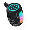 Portable Bluetooth Speaker with Lights, Powerful Stereo Sound, IPX5 Waterproof, Wireless BT5.3/AUX in, TWS Pairing, for Outdoor/Home/Party/Beach, Electronics Gadget, Birthday/White Elephant Gifts