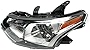 For Mitsubishi Outlander Headlight 2014 2015 Driver Side Bulbs Included MI2502163 | 8301D099 ;Halogen