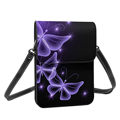 Sac Taekwondo en cuir PU cadeau idéal femme et fille motif papillon violet
