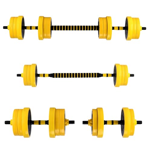 Dumbbell Sets Adjustable Weights, 33 Lb Free Weights Dumbbells Set for Home Gym