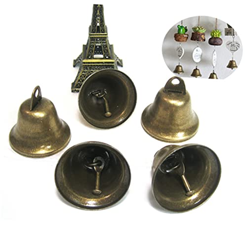 GLEAVI 20Pcs Bells DIY Handmade Rattle Bells for Christmas Decoration Sturdy Lightweight Bronze Hand Bells
