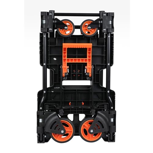 Black+Decker Carrello 2-In-1 E Carrello A Piattaforma - Carrello Max. 55KG - Carrello A Piattaforma Max. 120KG - Carrello Di Trasporto Pieghevole - Carrello Di Trasporto Con Ruote Robuste - 21