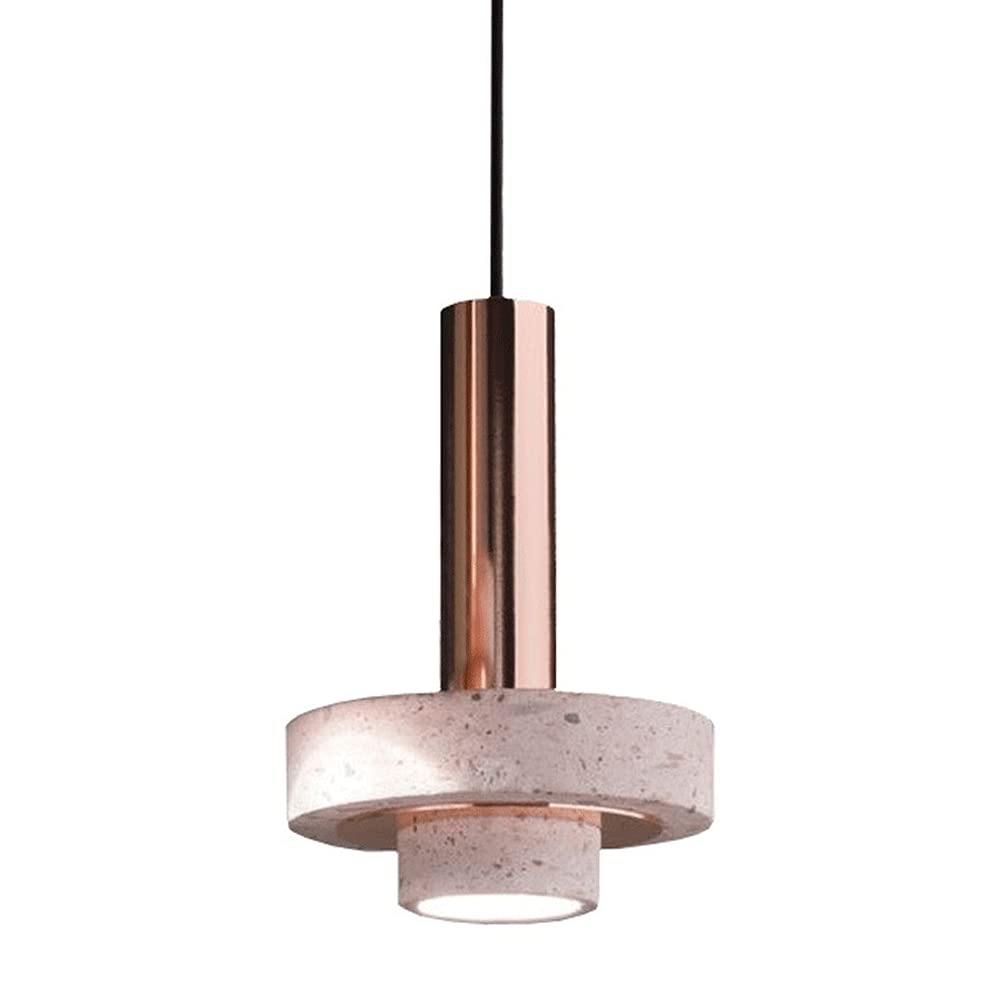 Lámparas colgantes de cemento de un solo cabezal con soporte GU10 para luz focalizada