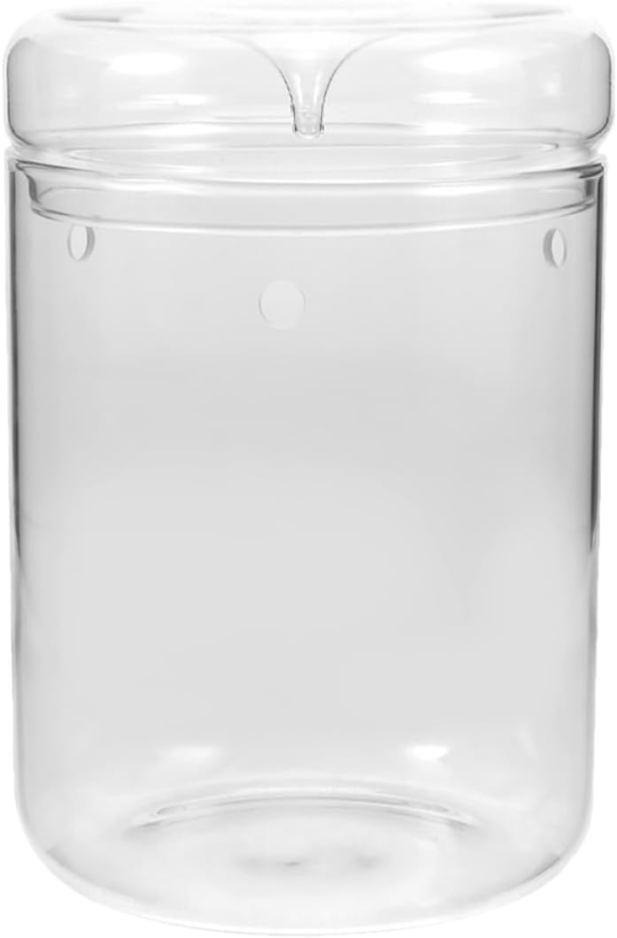 BESPORTBLE Glass Moss Terrarium Planter Vase with Lid for DIY Micro Landscape Gardening, Ecological Bottle 15X23Cm Decorative Plant Container for Home and Office