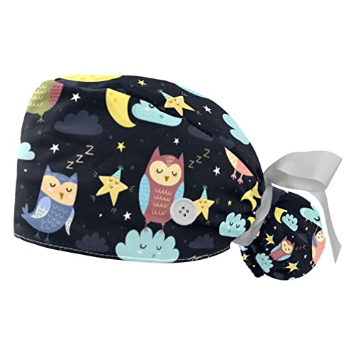 Casquettes de travail hiboux pour stopper la transpiration et retenir les cheveux