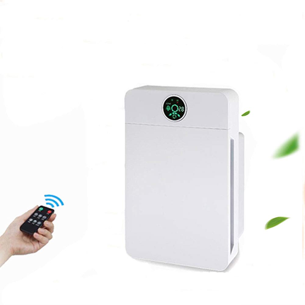 Home Office Air Purifier Ionizer Ozone+HETP Air Cleaner+Activated Carbon with Air Quality Indicator And Timer, Remove Formaldehyde Smoke Dust Purification Pm2.5