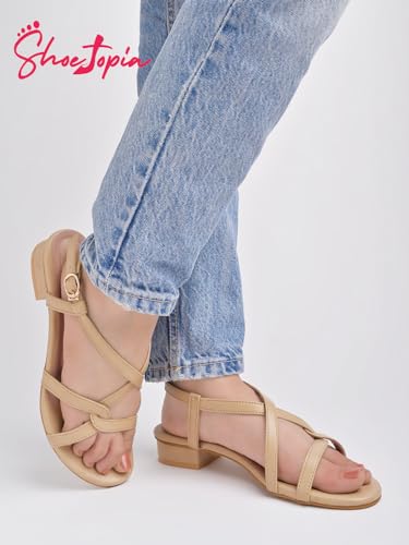 Image of Shoetopia Women's Block Heel Sandals