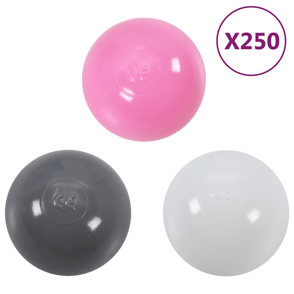 Spieltunnel 175 cm Grün Mit 250 Bällen Polyester | Wasserabweisend, Leicht zu Reinigen, Verbindbar Mit Spielzelten, Inklusive Tragetasche