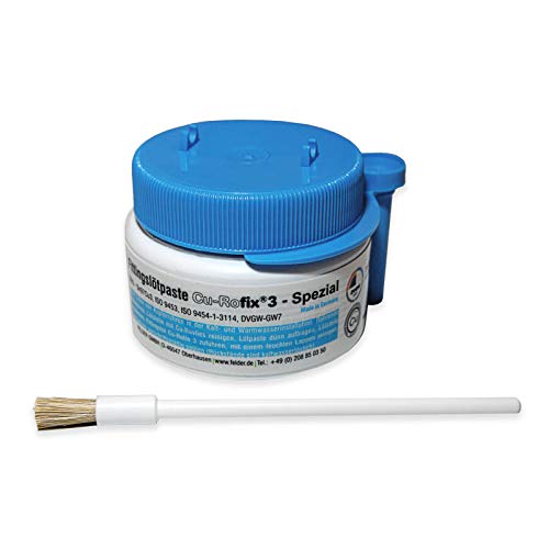 Fittingslötpaste Felder Cu-Rofix 3-Spezial mit Pinsellöcher