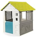 Smoby - Jolie Haus - Spielhaus für Kinder für drinnen und draußen, mit Kleiner Eingangstür und Fenstern, Gartenhaus für Jungen und Mädchen ab 2 Jahren